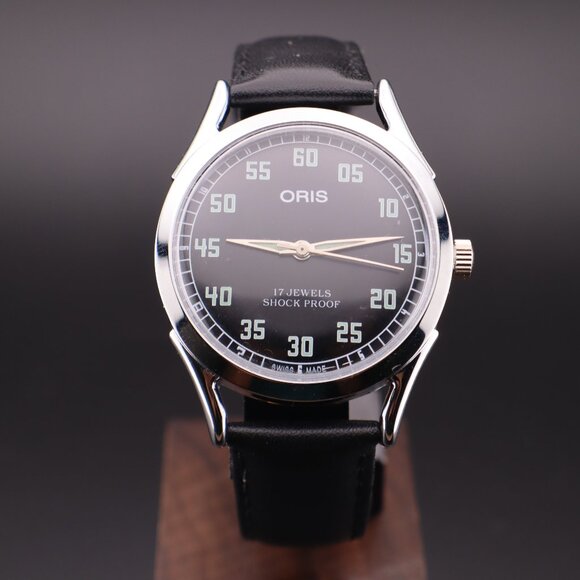 Oris Vintage Swiss 17 Jewels Hand-Wound Mechanical Men's Watch - FREE SHIPPING - Picture 3 of 12